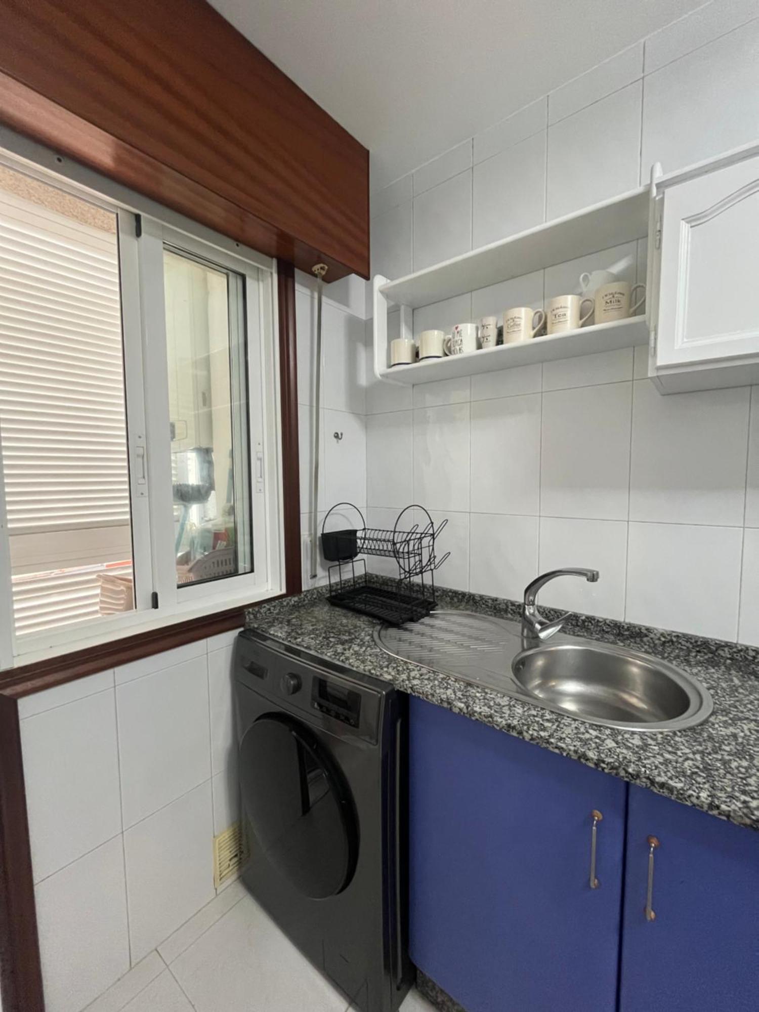 Apartamento Xacobe Grove, 120 Metros Totalmente Equipado, Luminoso, Centrico Y Con Plaza De Garaje 格罗韦 外观 照片
